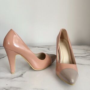 Pazzle Two Toned Pink and Purple Pointed Toe Heels Size 6.5